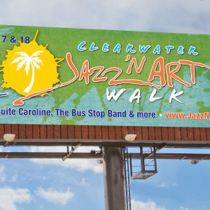 Jazz n Artwalk Billboard